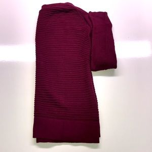 Guess Red Sweater, Fishnet Sleeves